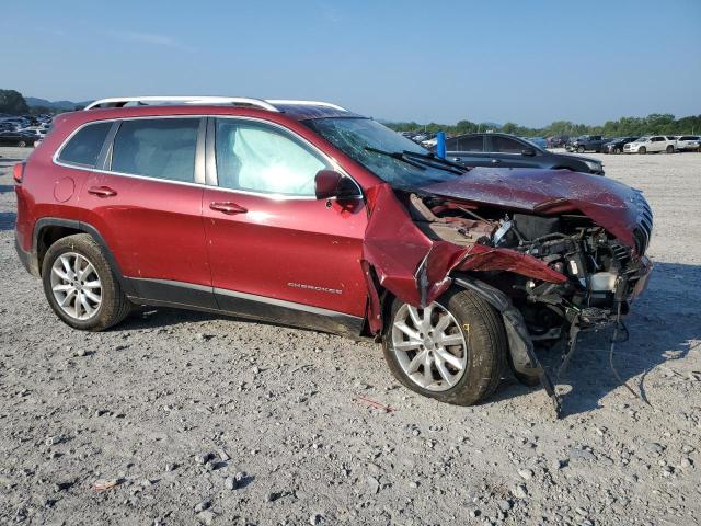 1C4PJMDB7HW500129 - 2017 JEEP CHEROKEE LIMITED RED photo 4