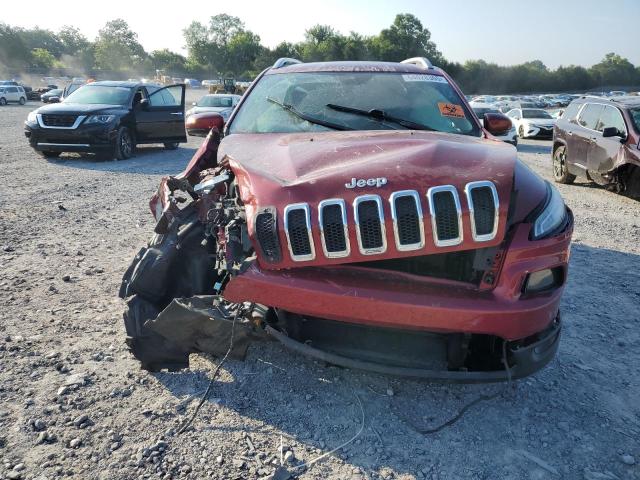 1C4PJMDB7HW500129 - 2017 JEEP CHEROKEE LIMITED RED photo 5