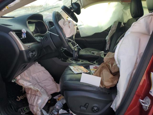 1C4PJMDB7HW500129 - 2017 JEEP CHEROKEE LIMITED RED photo 7