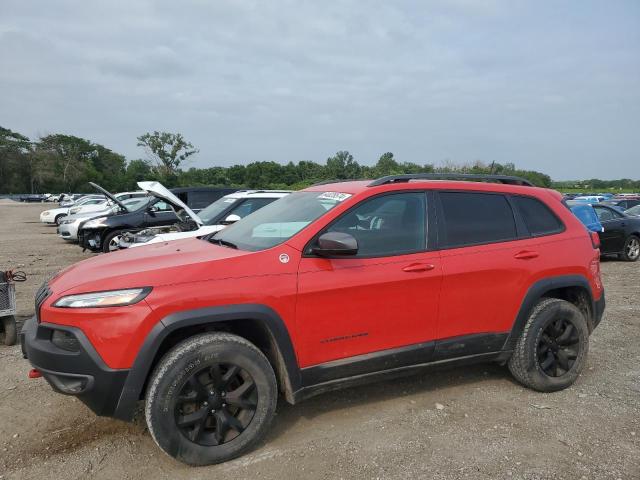 1C4PJMBX9JD607473 - 2018 JEEP CHEROKEE TRAILHAWK RED photo 1