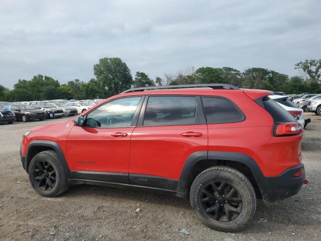 1C4PJMBX9JD607473 - 2018 JEEP CHEROKEE TRAILHAWK RED photo 2