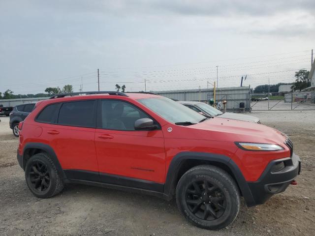 1C4PJMBX9JD607473 - 2018 JEEP CHEROKEE TRAILHAWK RED photo 4
