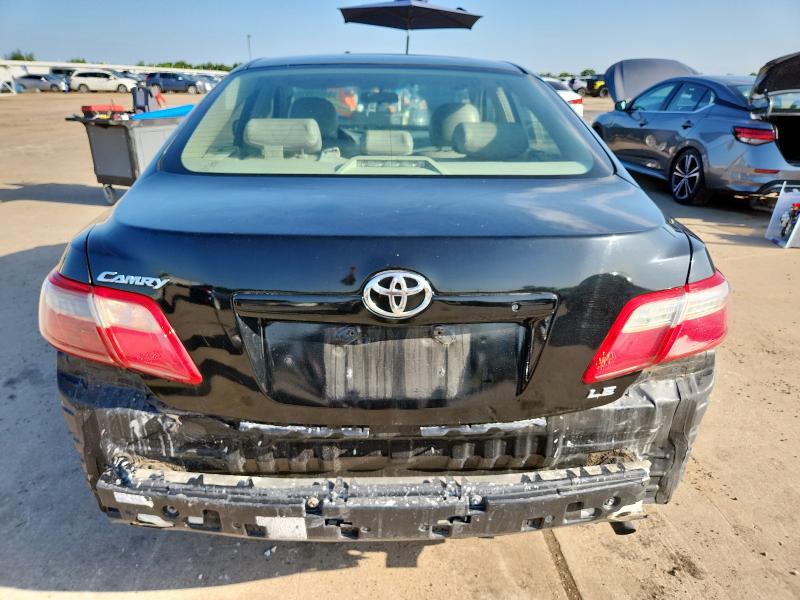 4T1BE46K27U061326 - 2007 TOYOTA CAMRY CE Սև լուսանկար 6