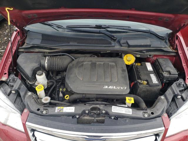 2C4RC1BG9ER377308 - 2014 CHRYSLER TOWN & COU TOURING წითელი ფოტო 12