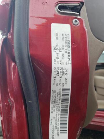 2C4RC1BG9ER377308 - 2014 CHRYSLER TOWN & COU TOURING წითელი ფოტო 13