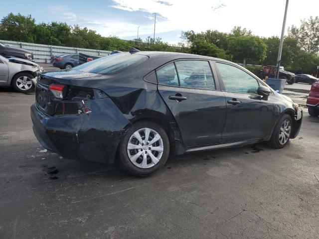 5YFEPMAE8NP299222 - 2022 TOYOTA COROLLA LE BLACK photo 3