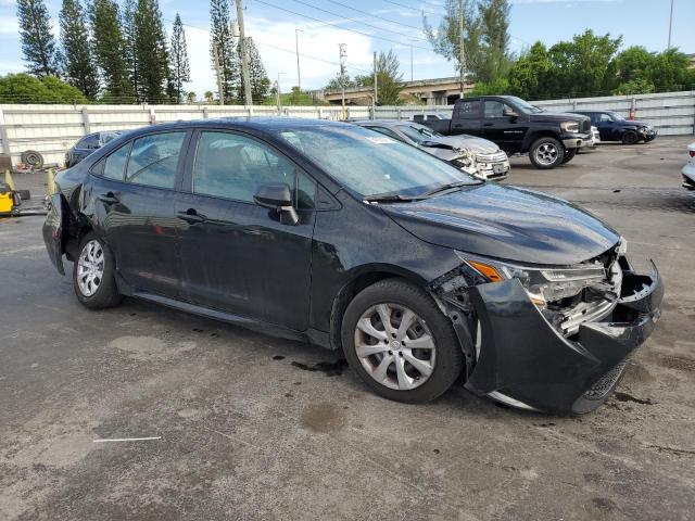 5YFEPMAE8NP299222 - 2022 TOYOTA COROLLA LE BLACK photo 4
