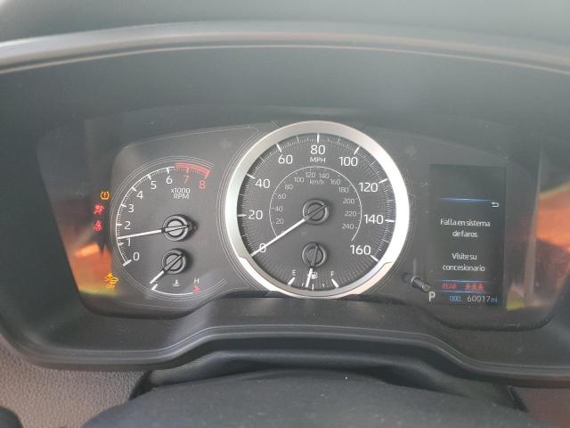 5YFEPMAE8NP299222 - 2022 TOYOTA COROLLA LE BLACK photo 9