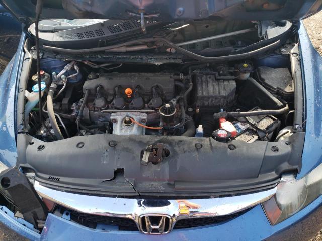 19XFA1F65BE044689 - 2011 HONDA CIVIC LX-S أزرق صورة 11