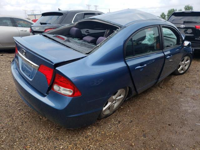 19XFA1F65BE044689 - 2011 HONDA CIVIC LX-S أزرق صورة 3