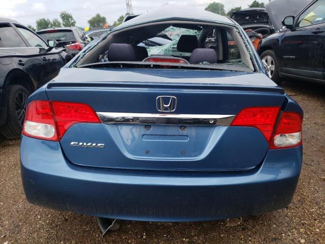 19XFA1F65BE044689 - 2011 HONDA CIVIC LX-S أزرق صورة 6
