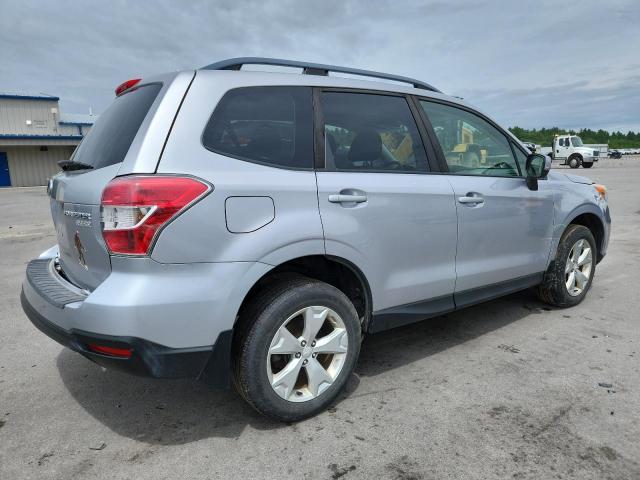 JF2SJADC5GH548086 - 2016 SUBARU FORESTER 2.5I PREMIUM SILVER photo 3