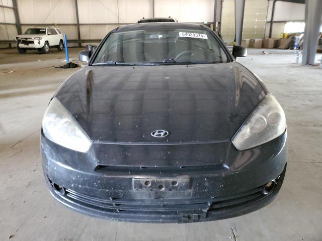 KMHHM66DX8U266646 - 2008 HYUNDAI TIBURON GS BLACK photo 5