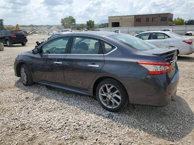 3N1AB7AP9FY231323 - 2015 NISSAN SENTRA S GRAY photo 2