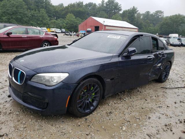 WBAYF8C51DD139850 - 2013 BMW 750 LXI BLUE photo 1