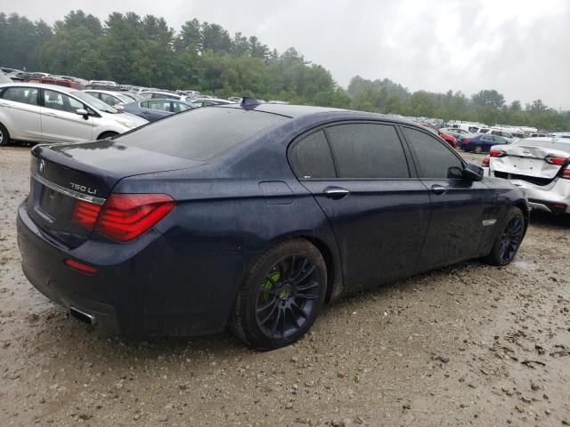 WBAYF8C51DD139850 - 2013 BMW 750 LXI BLUE photo 3