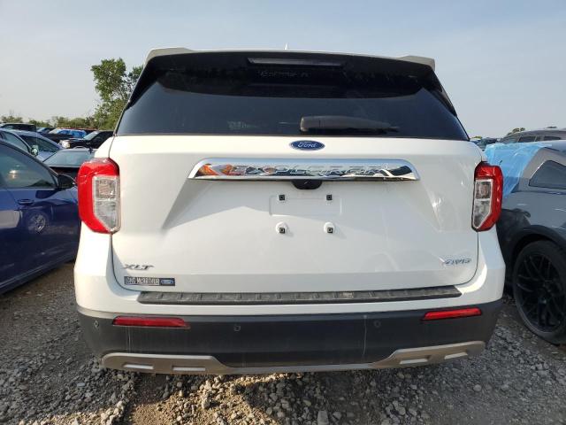 1FMSK8DH4NGA38228 - 2022 FORD EXPLORER XLT WHITE photo 6