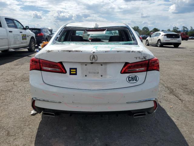 19UUB2F71JA007385 - 2018 ACURA TLX ADVANCE WHITE photo 6