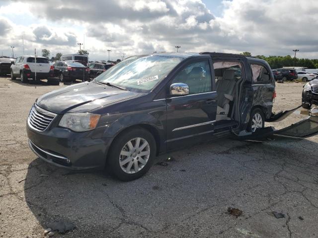 2C4RC1CGXCR124672 - 2012 CHRYSLER TOWN & COU TOURING L GRAY photo 1