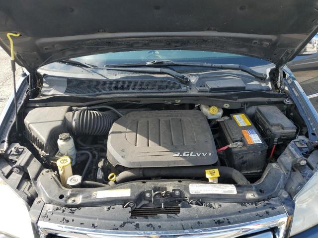 2C4RC1CGXCR124672 - 2012 CHRYSLER TOWN & COU TOURING L GRAY photo 11