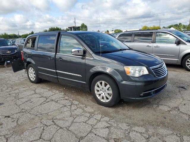 2C4RC1CGXCR124672 - 2012 CHRYSLER TOWN & COU TOURING L GRAY photo 4