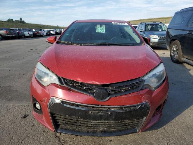 2T1BURHE3GC715565 - 2016 TOYOTA COROLLA L RED photo 5