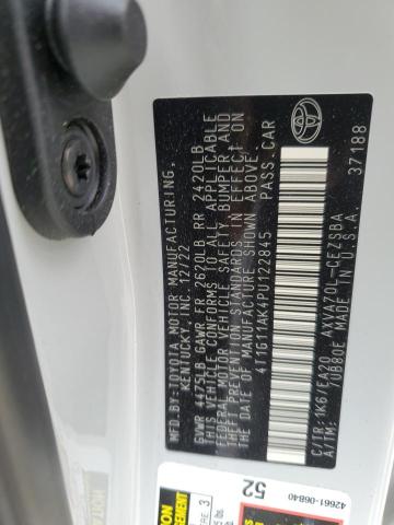 4T1G11AK4PU122845 - 2023 TOYOTA CAMRY SE NIGHT SHADE GRAY photo 12