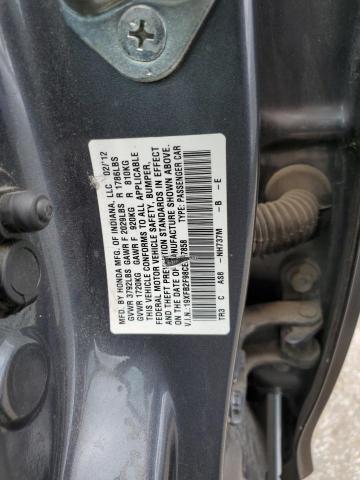 19XFB2F98CE047858 - 2012 HONDA CIVIC EXL GRAY photo 12