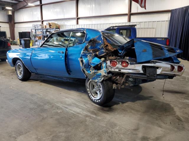 136371R146386 - 1971 CHEVROLET CHEVELL SS BLUE photo 2