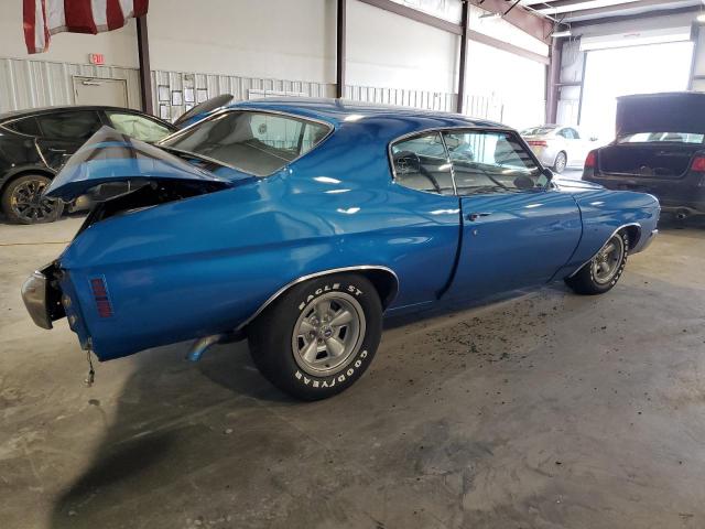 136371R146386 - 1971 CHEVROLET CHEVELL SS BLUE photo 3