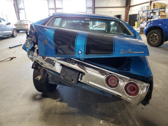 136371R146386 - 1971 CHEVROLET CHEVELL SS BLUE photo 6