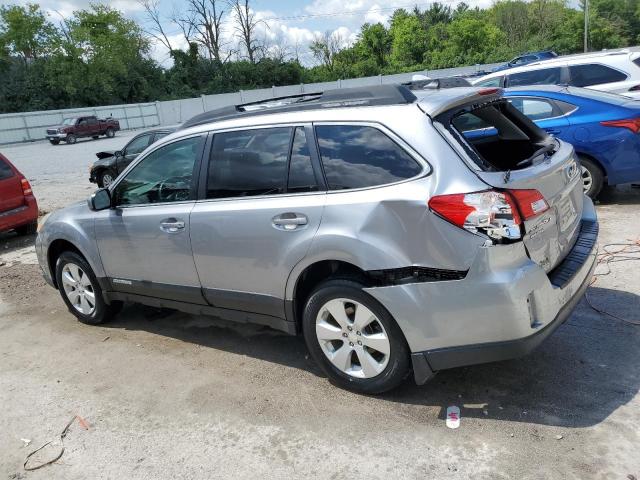 4S4BRCKC1B3400153 - 2011 SUBARU OUTBACK 2.5I LIMITED SILVER photo 2