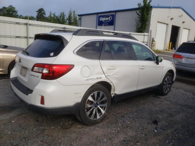 4S4BSBLCXF3325553 - 2015 SUBARU OUTBACK 2.5I LIMITED WHITE photo 3