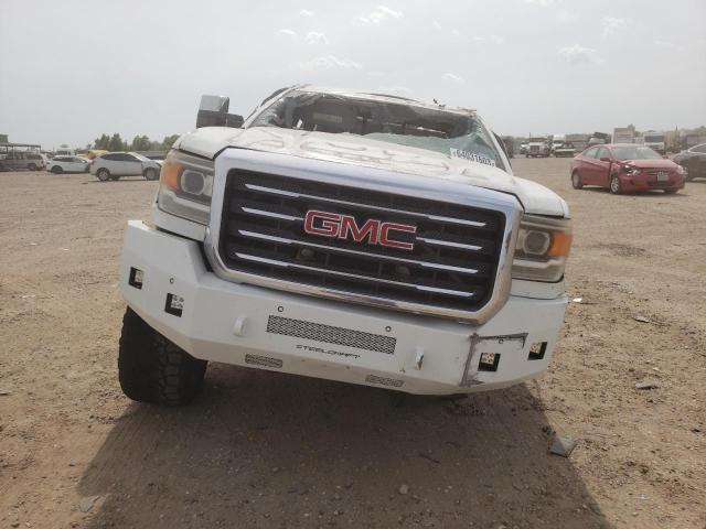 1GT12TE89GF115797 - 2016 GMC SIERRA K2500 SLT WHITE photo 5