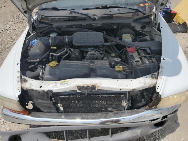 1D7HL48K14S719751 - 2004 DODGE DAKOTA QUAD SLT WHITE photo 11