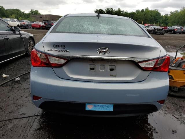 5NPEB4AC1EH838287 - 2014 HYUNDAI SONATA GLS BLUE photo 6