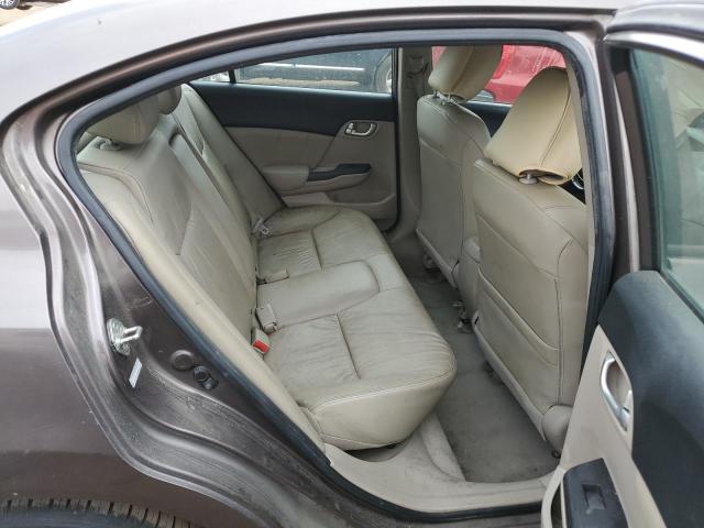 2HGFB2F97CH527430 - 2012 HONDA CIVIC EXL ნაცრისფერი ფოტო 10