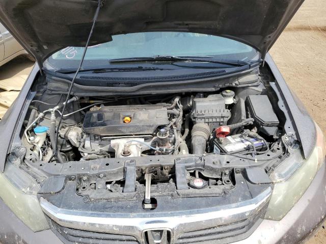 2HGFB2F97CH527430 - 2012 HONDA CIVIC EXL ნაცრისფერი ფოტო 11