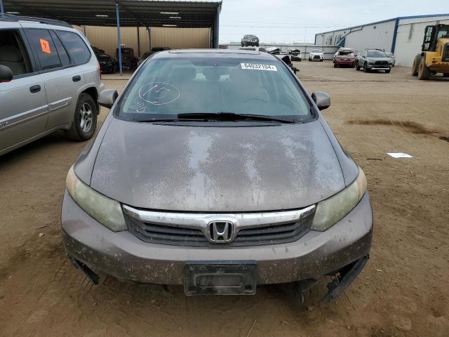 2HGFB2F97CH527430 - 2012 HONDA CIVIC EXL ნაცრისფერი ფოტო 5