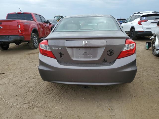 2HGFB2F97CH527430 - 2012 HONDA CIVIC EXL GRAY photo 6