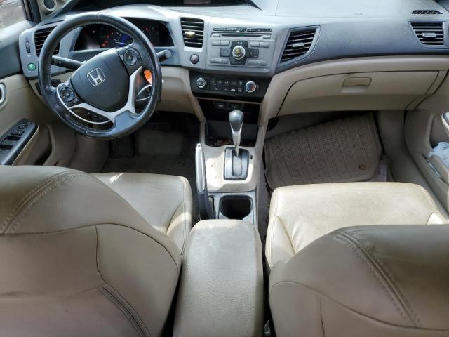 2HGFB2F97CH527430 - 2012 HONDA CIVIC EXL ნაცრისფერი ფოტო 8