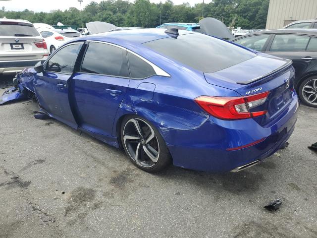 1HGCV1F39MA109211 - 2021 HONDA ACCORD SPORT BLUE photo 2