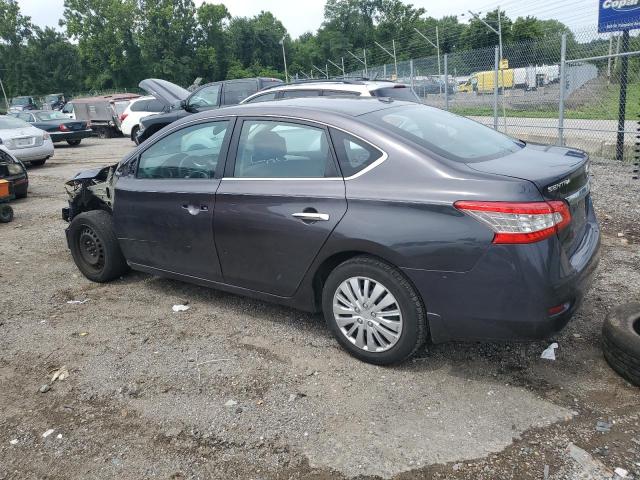 3N1AB7AP0DL636061 - 2013 NISSAN SENTRA S GRAY photo 2