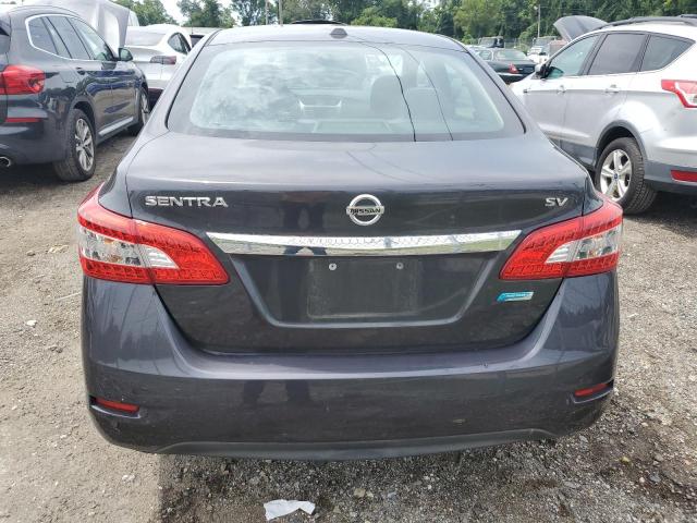 3N1AB7AP0DL636061 - 2013 NISSAN SENTRA S GRAY photo 6