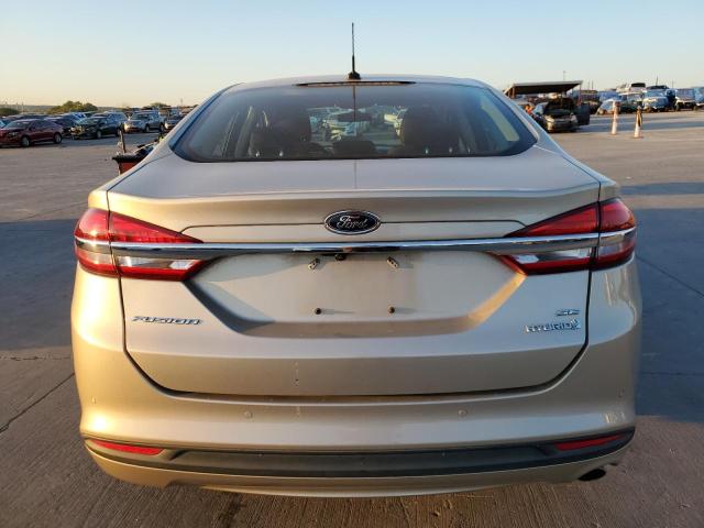 3FA6P0LU7HR357830 - 2017 FORD FUSION SE HYBRID GOLD photo 6