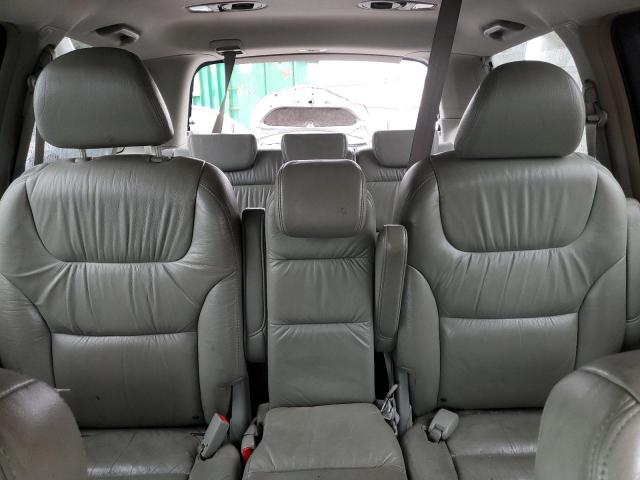 5FNRL38726B420807 - 2006 HONDA ODYSSEY EXL BLUE photo 10