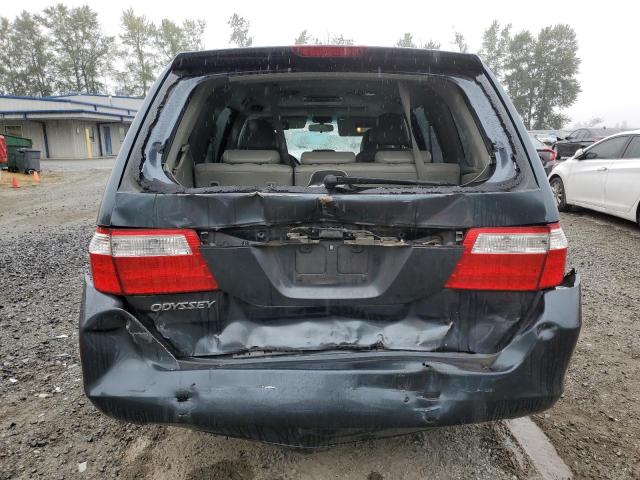 5FNRL38726B420807 - 2006 HONDA ODYSSEY EXL BLUE photo 6
