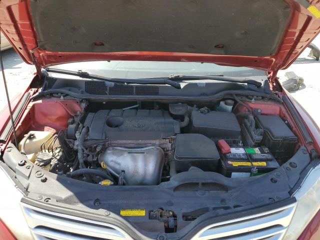 4T3BA3BB1BU024859 - 2011 TOYOTA VENZA RED photo 12