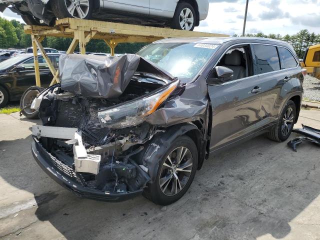 5TDJKRFH0GS253004 - 2016 TOYOTA HIGHLANDER XLE GRAY photo 1