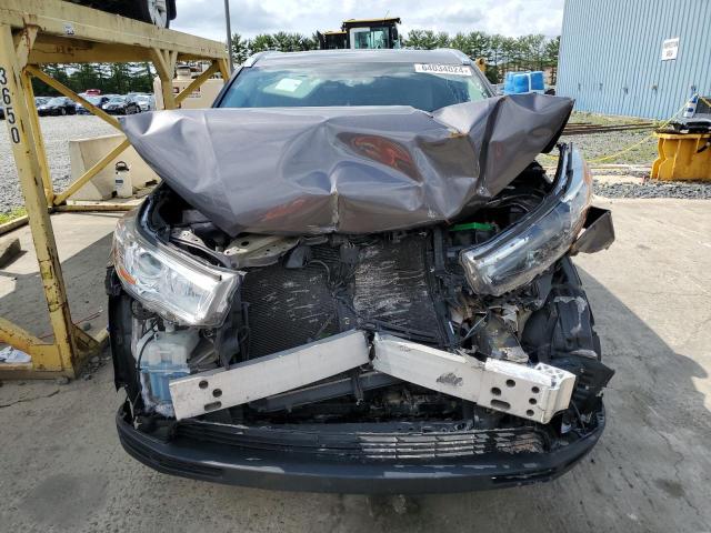 5TDJKRFH0GS253004 - 2016 TOYOTA HIGHLANDER XLE GRAY photo 5